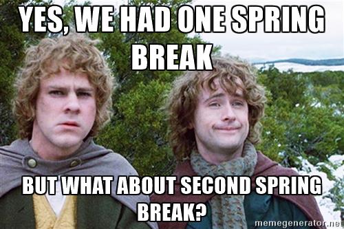 It’s Spring Break- I’m Outta Here!